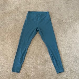 Lululemon Blue Invigorate High-Rise Tight 25”